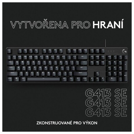 Logitech G413 SE, černá, US (foto 4)