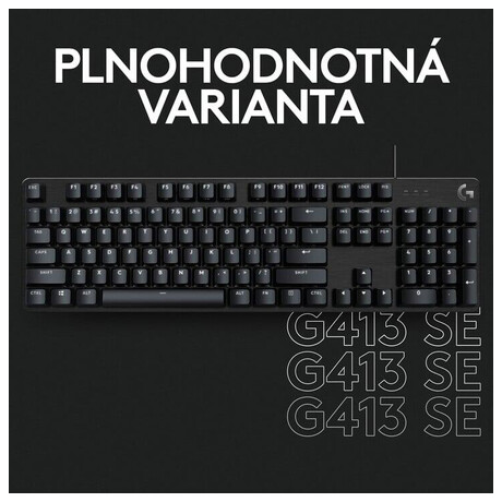 Logitech G413 SE, černá, US (foto 7)