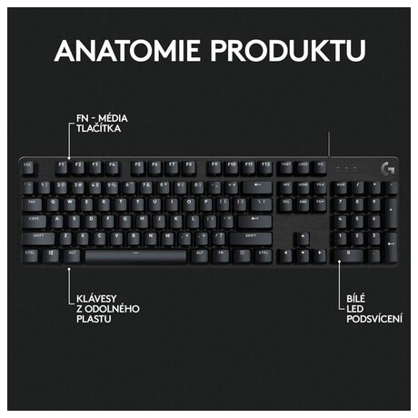 Logitech G413 SE, černá, US (foto 8)