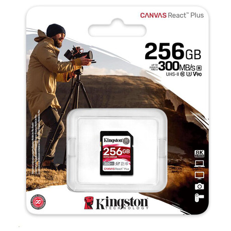 Pamov karta Kingston Canvas React Plus SD 256GB