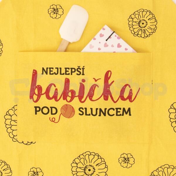 Kuchyňská zástěra NEJLEPŠÍ BABIČKA Orion