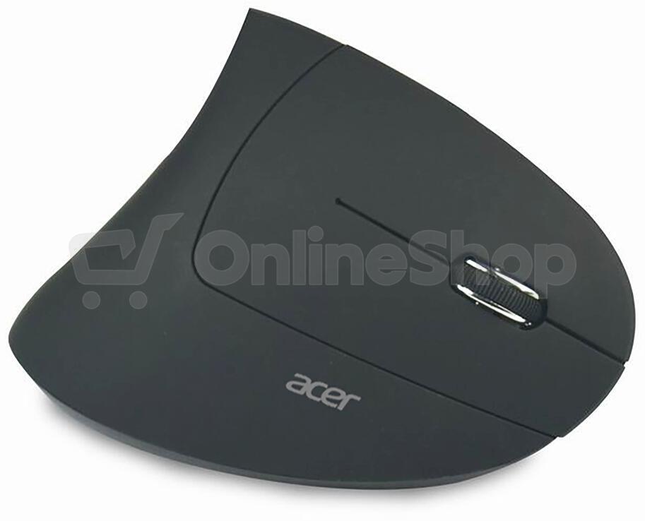 Acer Vertical mouse/Vertikální/Optická/Pro praváky/1 600 DPI/Bezdrátová USB/Černá (HP.EXPBG.009)