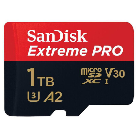 Sandisk sanDisk Extreme PRO microSDXC 1TB 200MB/s + ada. (SDSQXCD-1T00-GN6MA)