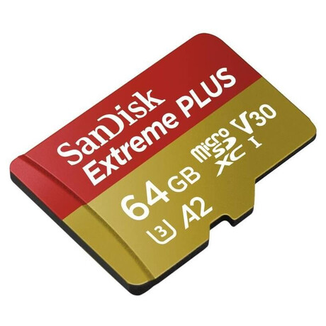 Sandisk sanDisk Extreme PLUS microSDXC 64GB 200MB/s + ada. (SDSQXBU-064G-GN6MA)