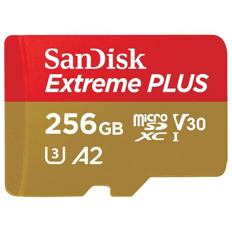 Sandisk sanDisk Extreme PLUS microSDXC 256GB 200MB/s +ada. (SDSQXBD-256G-GN6MA)