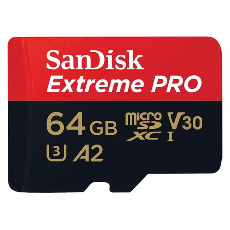 Sandisk sanDisk Extreme PRO microSDXC 64GB 200MB/s + ada. (SDSQXCU-064G-GN6MA)