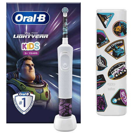 Oscilan zubn kartek ORAL B Vitality D100 Lightyear+pouzdr Oral-B