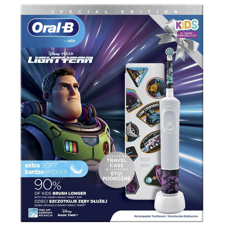 Oscilan zubn kartek ORAL B Vitality D100 Lightyear+pouzdr Oral-B