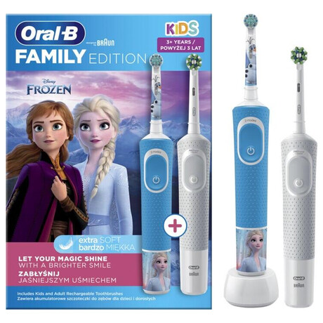 Oral-B D103 White + D100 Frozen (foto 1)