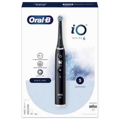 Elektrick zubn kartek Oral-B iO6 Series Black Onyx