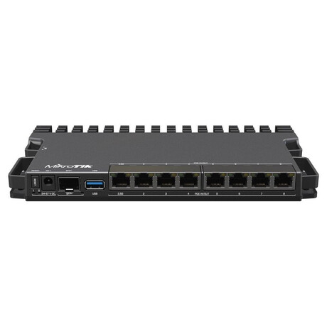 MikroTik RouterBOARD RB5009UPr+S+IN, 4x 1,4 GHz, 7x Gbit PoE LAN, 1x 2,5 Gbit PoE LAN, USB 3.0, SFP+, L5