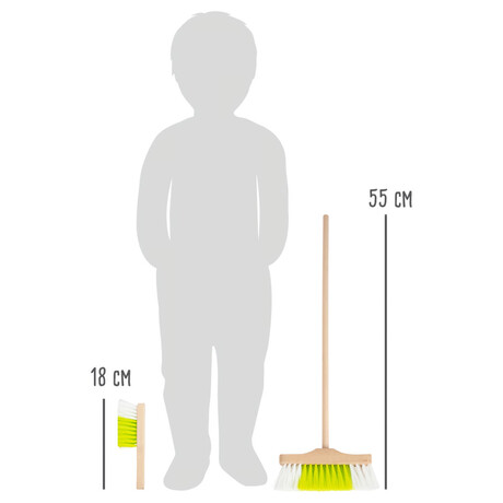 Zametací sada s koštětem Small foot by Legler