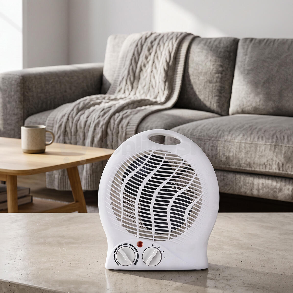 Horkovzdušný ventilátor Solight KP06 2000W