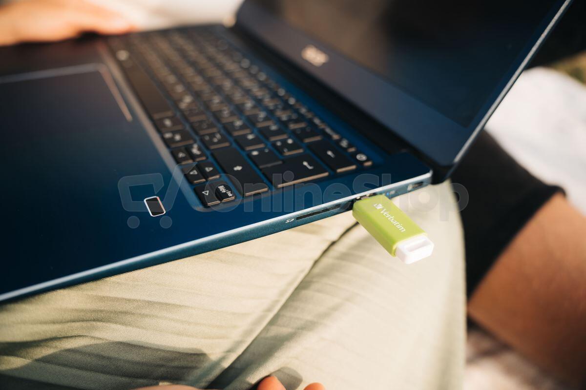 32GB USB Flash 2.0 DataBar zelený Verbatim (49454)