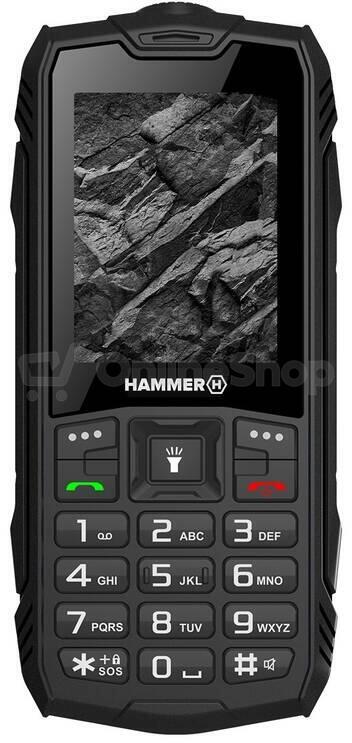 Telefon myPhone Hammer Rock černý