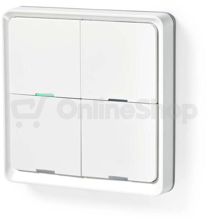 SmartLife nástěnný vypínač NEDIS ZBWS40WT