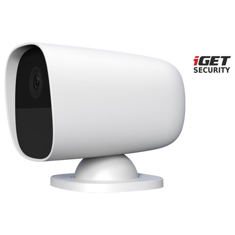 iGET SECURITY EP26 White - WiFi bateriov FullHD kamera, IP65, zvuk,samostatn a pro alarm M5-4G CZ (75020626)