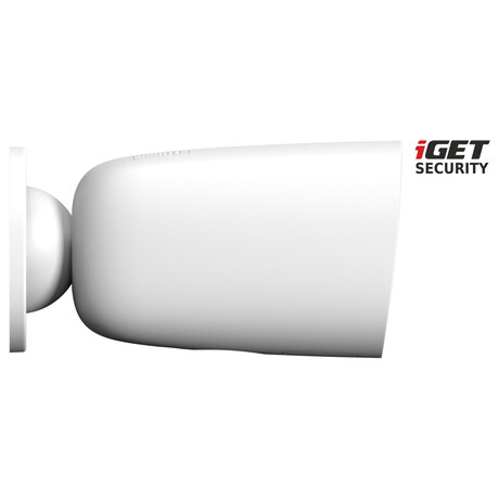 iGET SECURITY EP26 White - WiFi bateriov FullHD kamera, IP65, zvuk,samostatn a pro alarm M5-4G CZ (75020626)