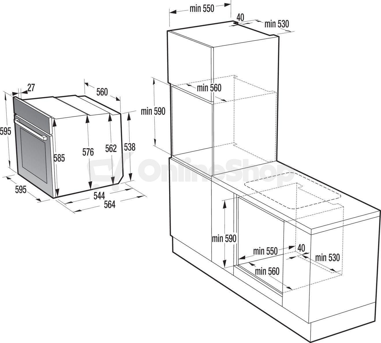 Trouba Gorenje BPS6747A06X G600