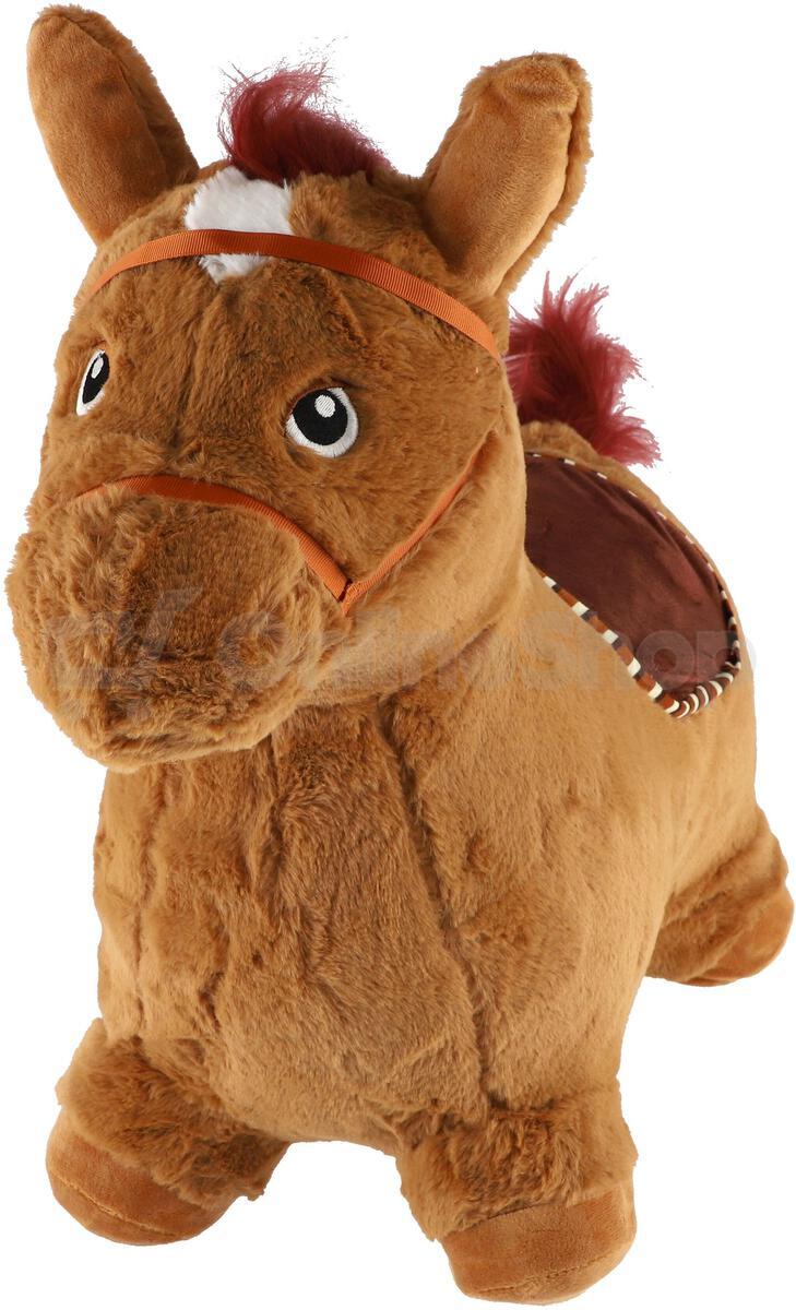 Hopsadlo Teddies Hnědý kůň, výška sedla 23 cm