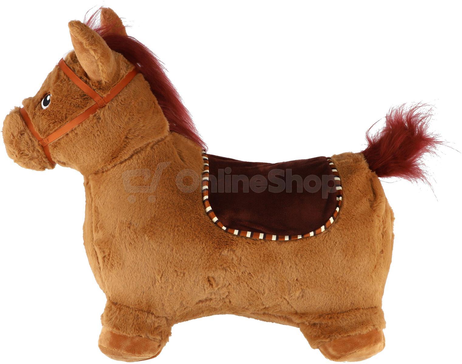 Hopsadlo Teddies Hnědý kůň, výška sedla 23 cm