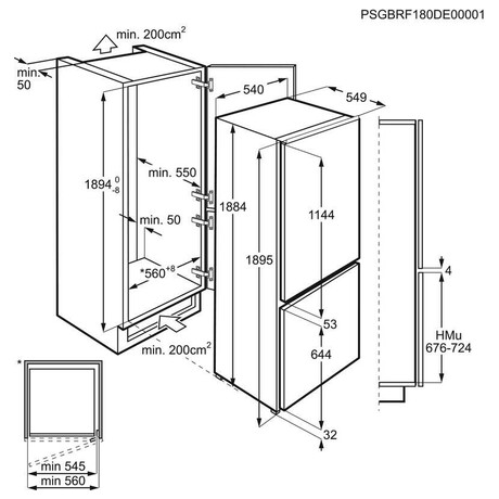 Chladnika AEG SCE819E5TS