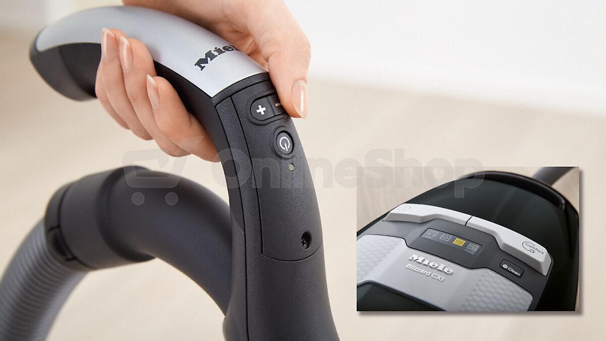 Vysavač Miele Blizzard CX1 Comfort PowerLine, obsidian černá