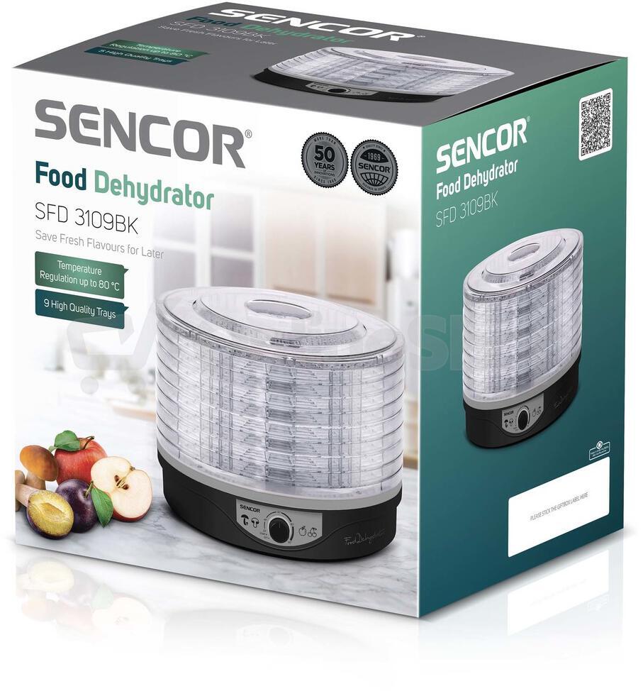 Sušička ovoce Sencor SFD 3109BK