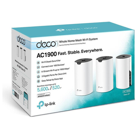 TP-Link AC1900 Whole-Home WiFi System Deco S7(3-pack)