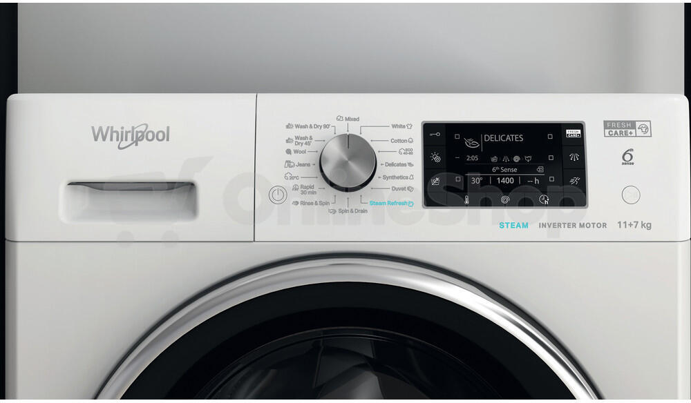 Pračka se sušičkou Whirlpool FFWDD 1176258 BCV EE