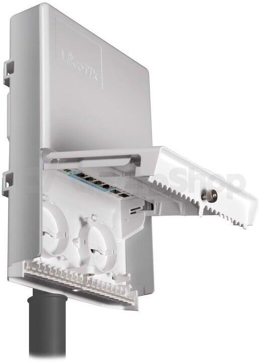 MIKROTIK CSS610-1Gi-7R-2S+OUT, netPower Lite 7R reverzní PoE switch