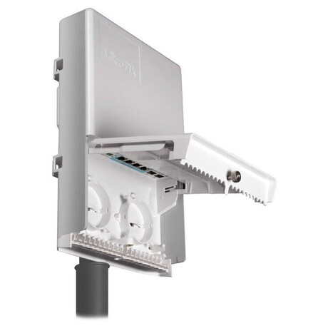 MIKROTIK CSS610-1Gi-7R-2S+OUT, netPower Lite 7R reverzní PoE switch