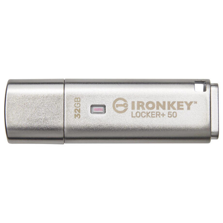 Kingston Flash Disk IronKey 32GB IKLP50 Locker+ 50 AES USB, w/256bit Encryption (IKLP50/32GB)