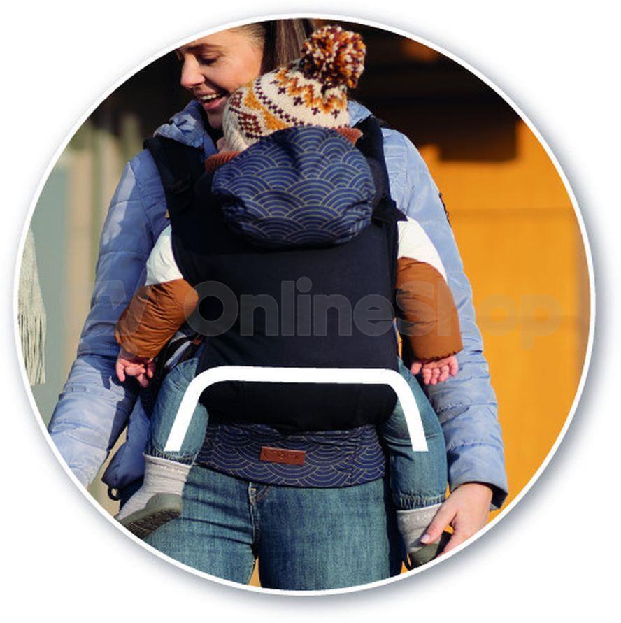 Ergonomické nosítko MoMi COLLET modrá
