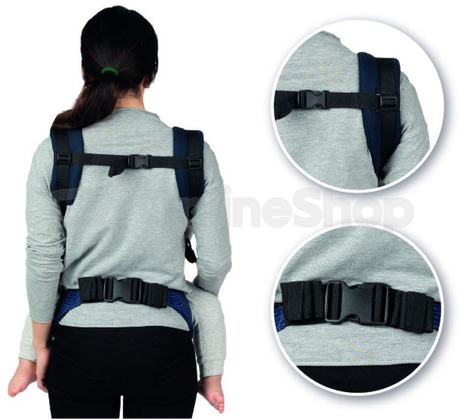 Ergonomické nosítko MoMi COLLET modrá