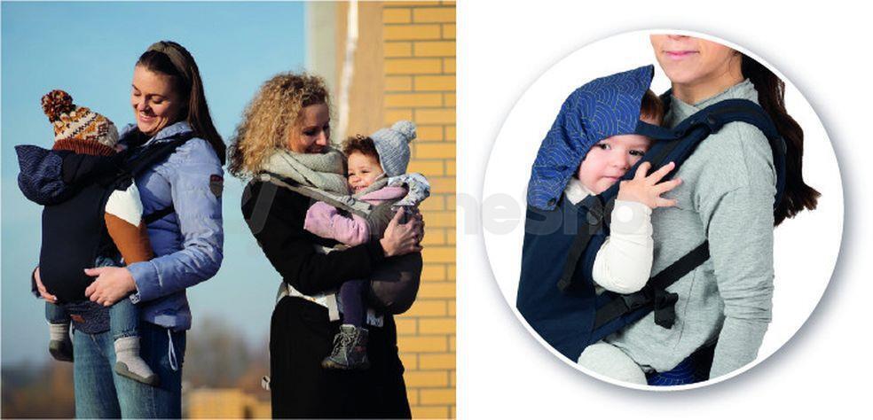 Ergonomické nosítko MoMi COLLET modrá