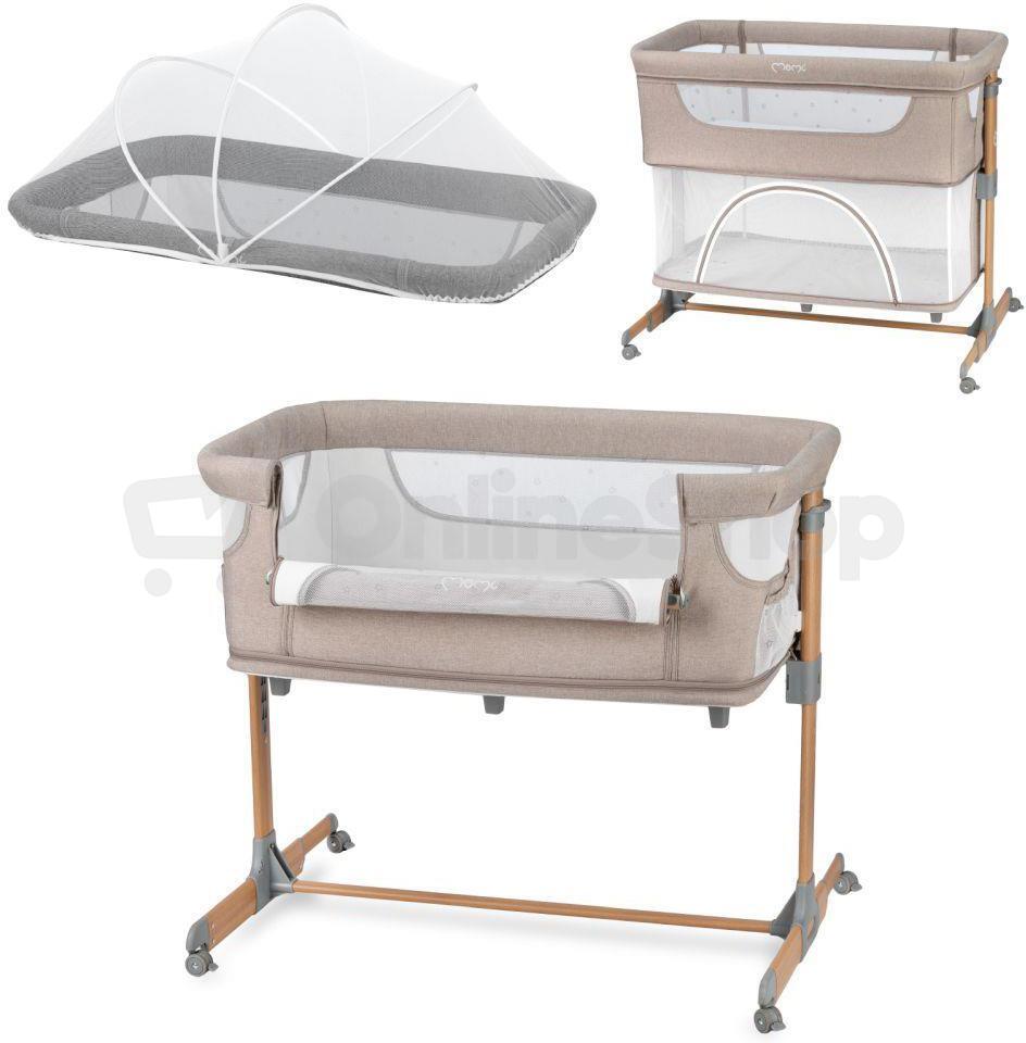 Postýlka MoMi SMART BED 4v1 béžová
