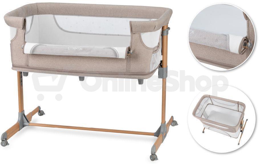 Postýlka MoMi SMART BED 4v1 béžová