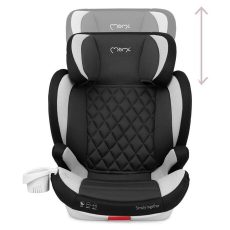 Autosedačka MoMi QUICK FIX, 15 - 36kg, černá