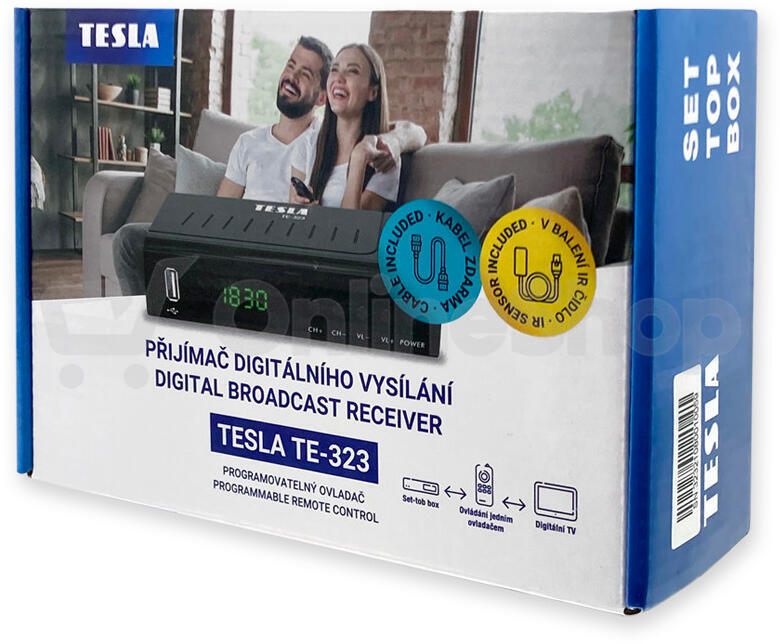 Tesla TE-323, DVB-T2 přijímač