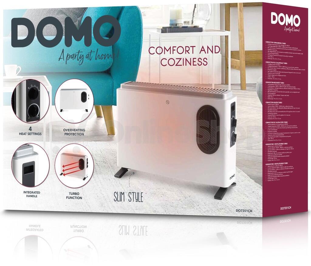 Konvektor s ventilátorem DOMO DO7351CH
