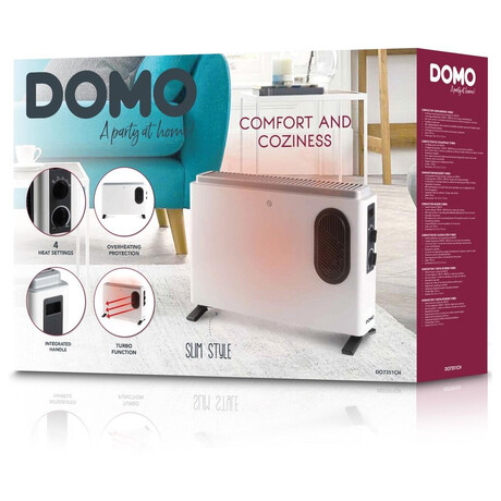 Konvektor s ventiltorem - DOMO DO7351CH