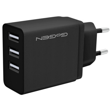 GoGEN ACH 301, 3x&nbsp;USB-A černá (foto 1)
