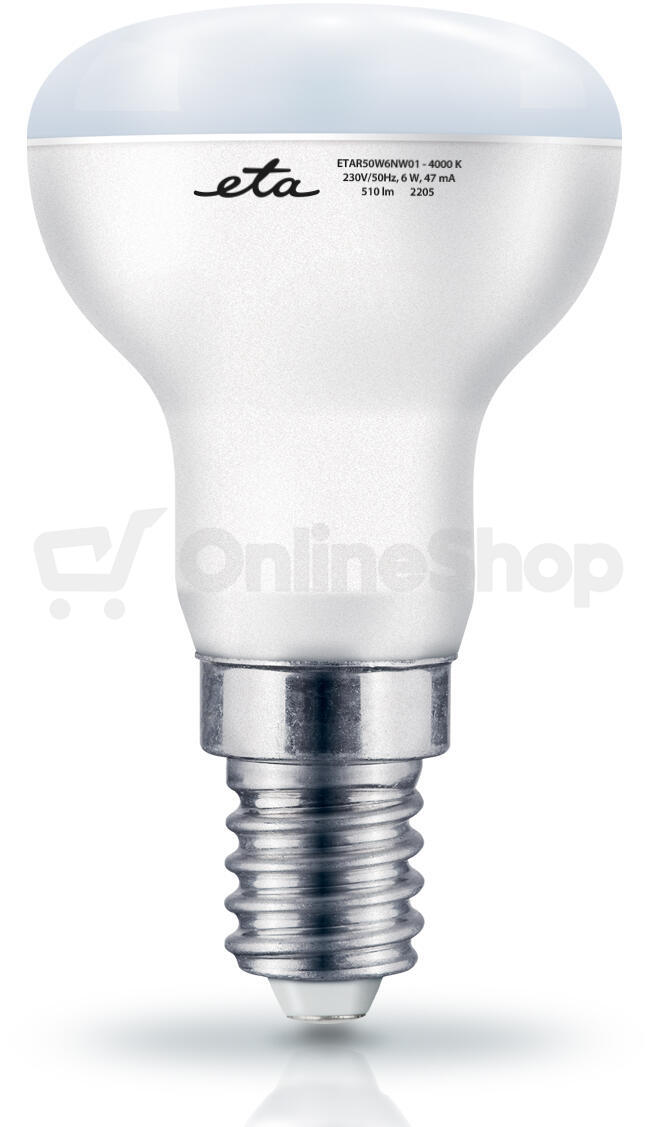 Žárovka LED ETA EKO LEDka reflektor 6W, E14, neutrální bílá