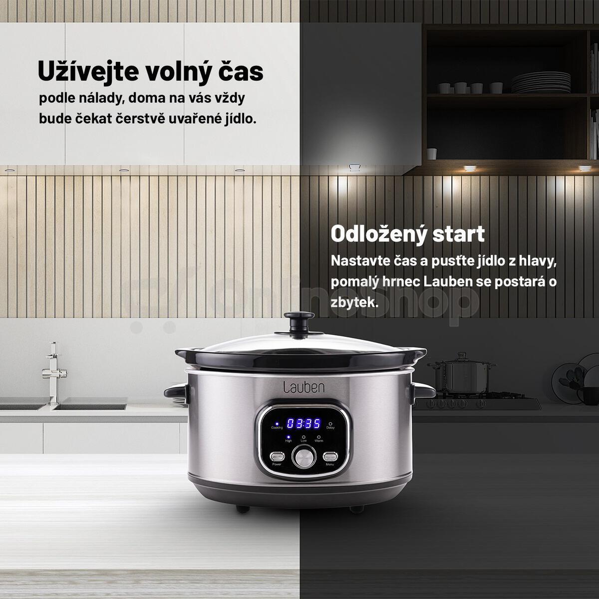 Pomalý hrnec Lauben Slow Cooker 3500SB