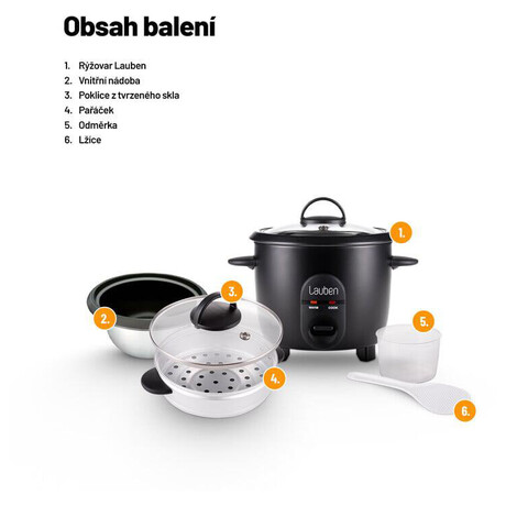 Rovar Lauben Rice Cooker 600BC