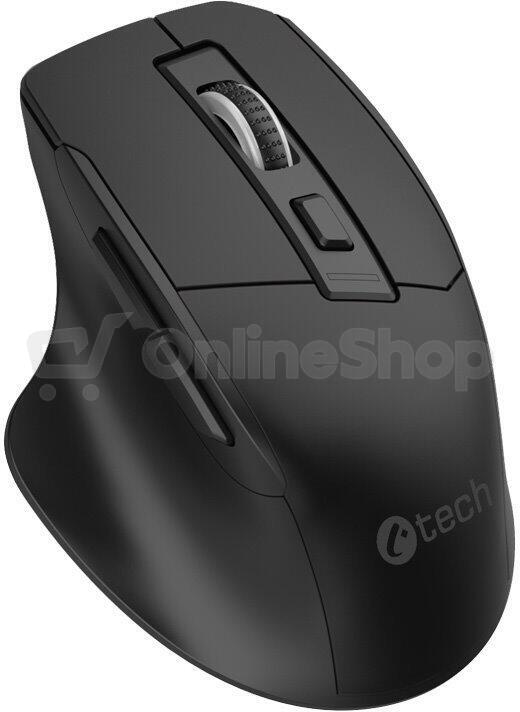 C-Tech Ergo WLM-05/Ergonomická/Optická/Bezdrátová USB/Černá