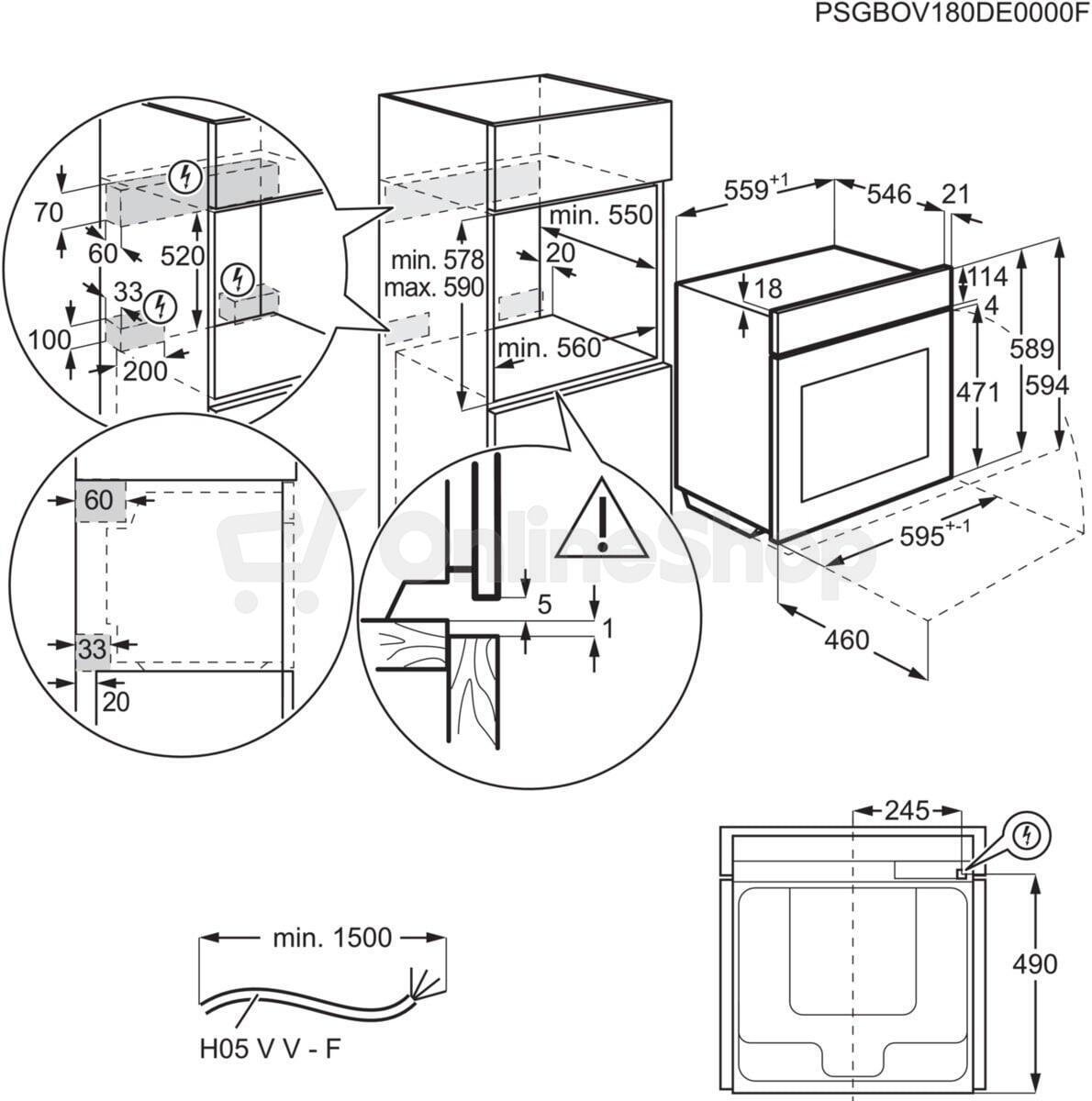 Trouba ELECTROLUX EOB8S39Z
