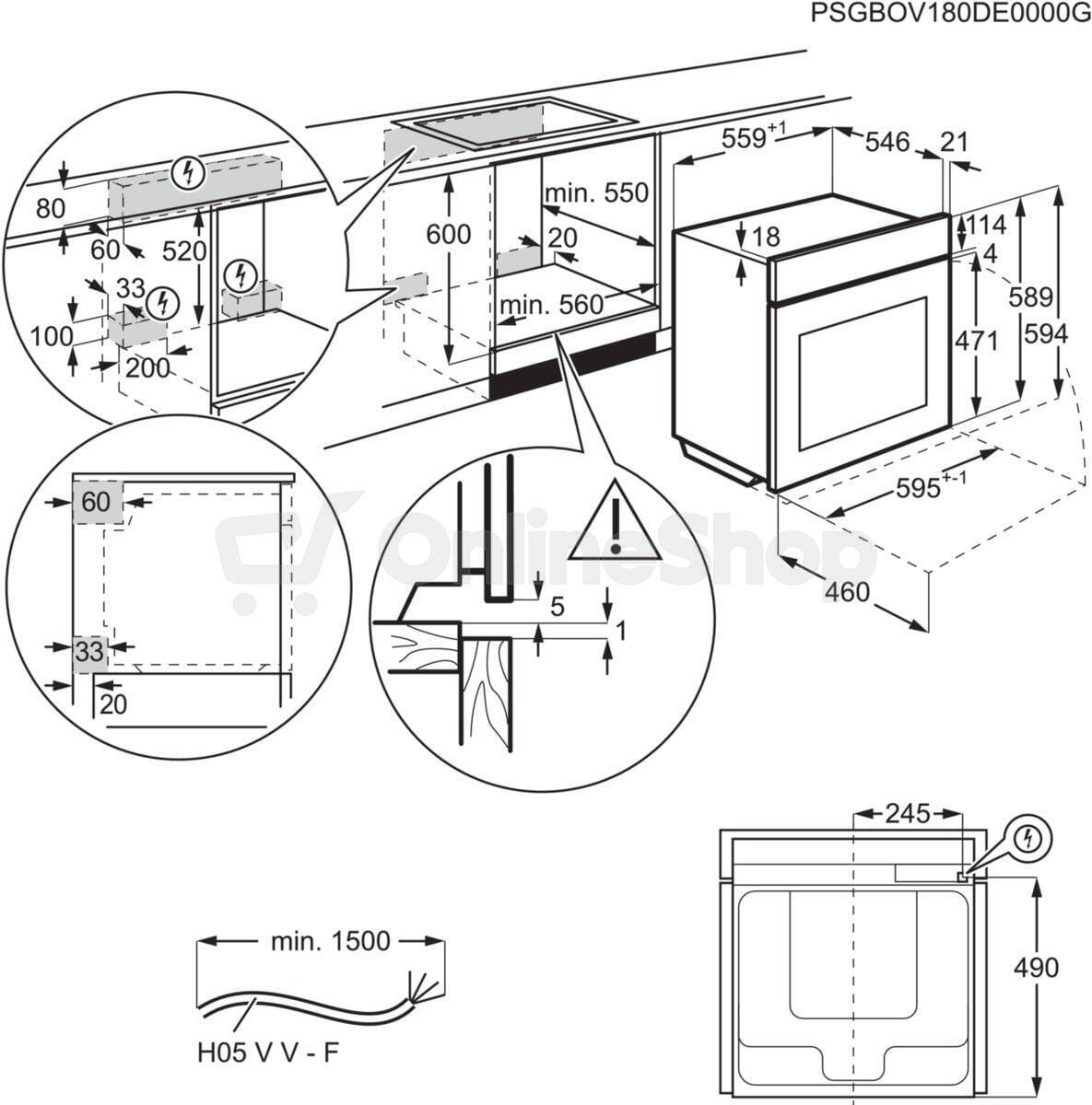 Trouba ELECTROLUX EOB8S39Z