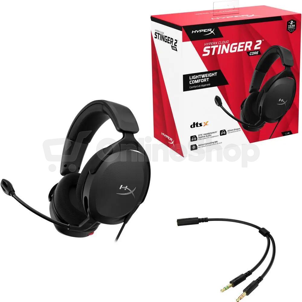Sluchátka HP HyperX Cloud Stinger 2 Core, černá